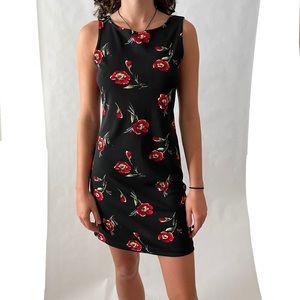 City Triangles Midi Rose Floral Dress